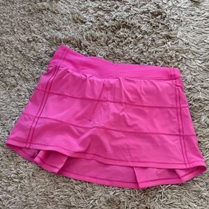 lululemon sonic pink Pace Rival Skirt